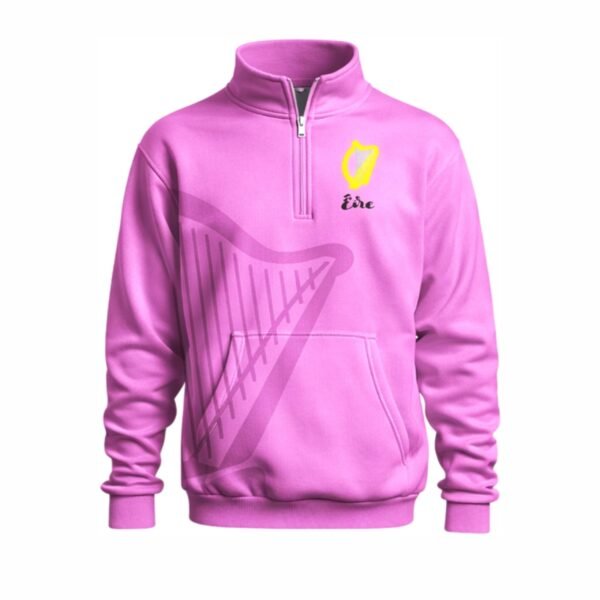 Irish Proclamation Quarter Zip Pink – 1916 Irish Republic