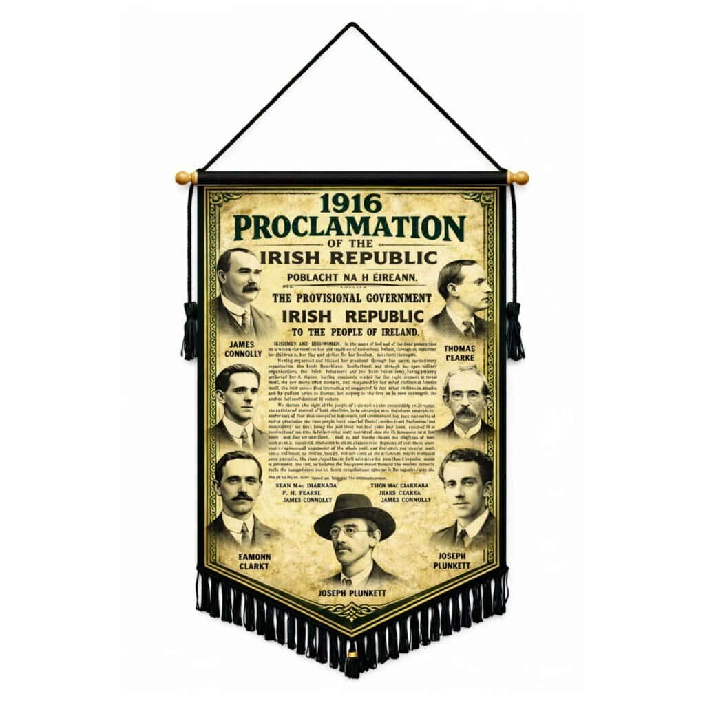 Irish Proclamation Pennant – 1916 Heritage