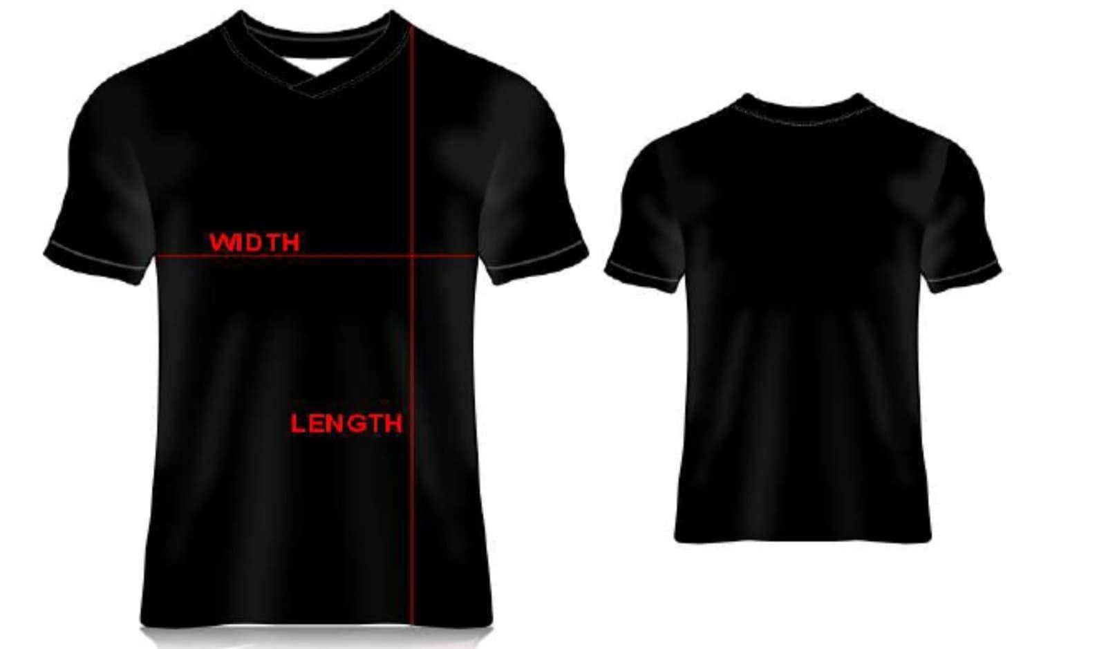 How to measure t-shirt length and width
